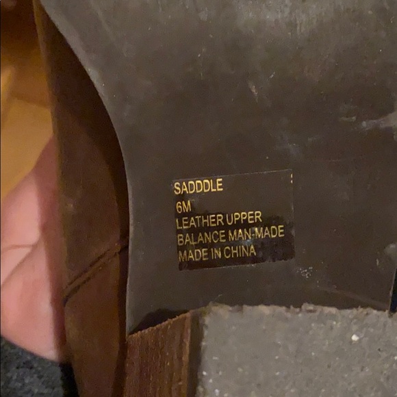 Leather Steve Madden slouch cowboy boots - Picture 8 of 8